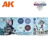 AK Interactive AK1066 WARGAME COLOR SET. FROZEN FLESH. 4x17 ml
